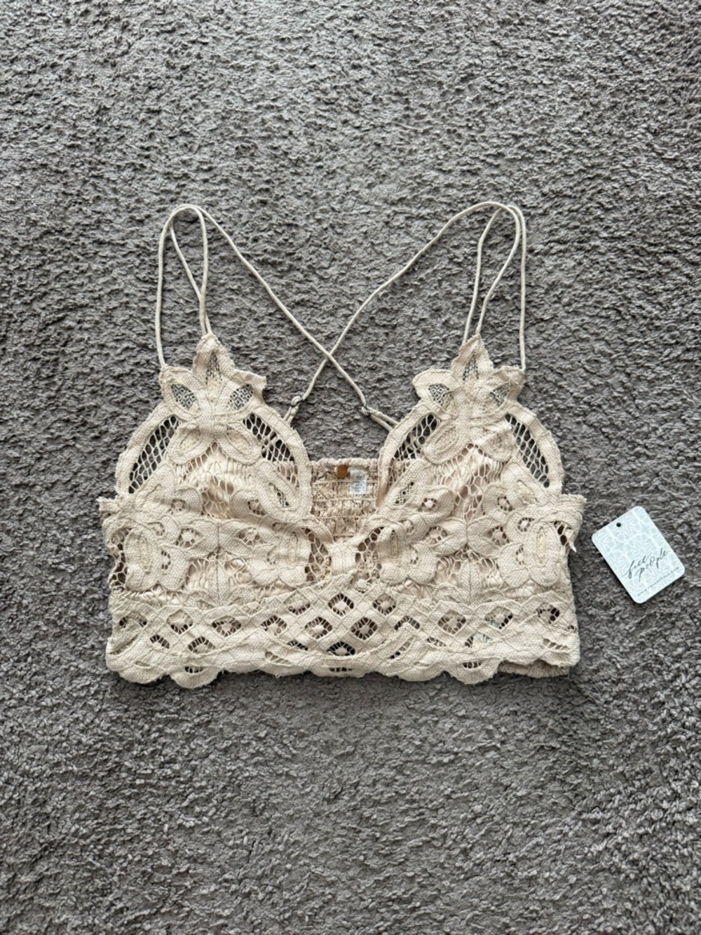 Free People Crochet Lace Bralette